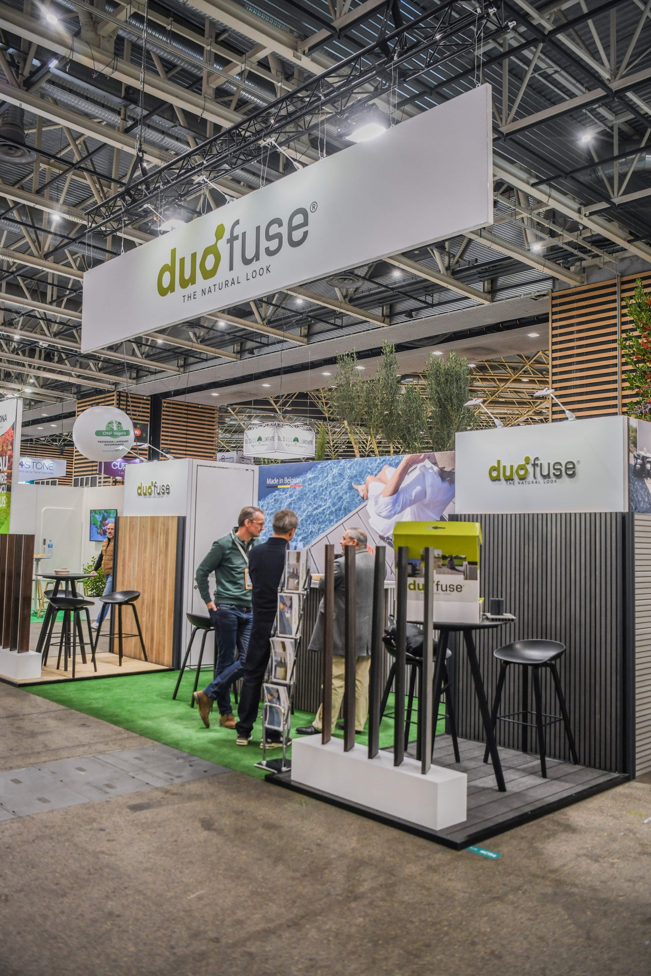 Plastivan Voor Plastivan bouwde Travelexpo een maatwerk beursstand op Paysalia, ontworpen voor een sterke presentatie van tuin- en outdoorproducten.