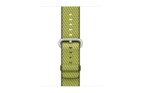 watchband-donker olijfgroen-geweven-38mm