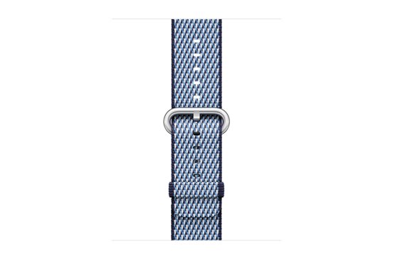 watchband-middernachtblauw-geruit-geweven-42mm