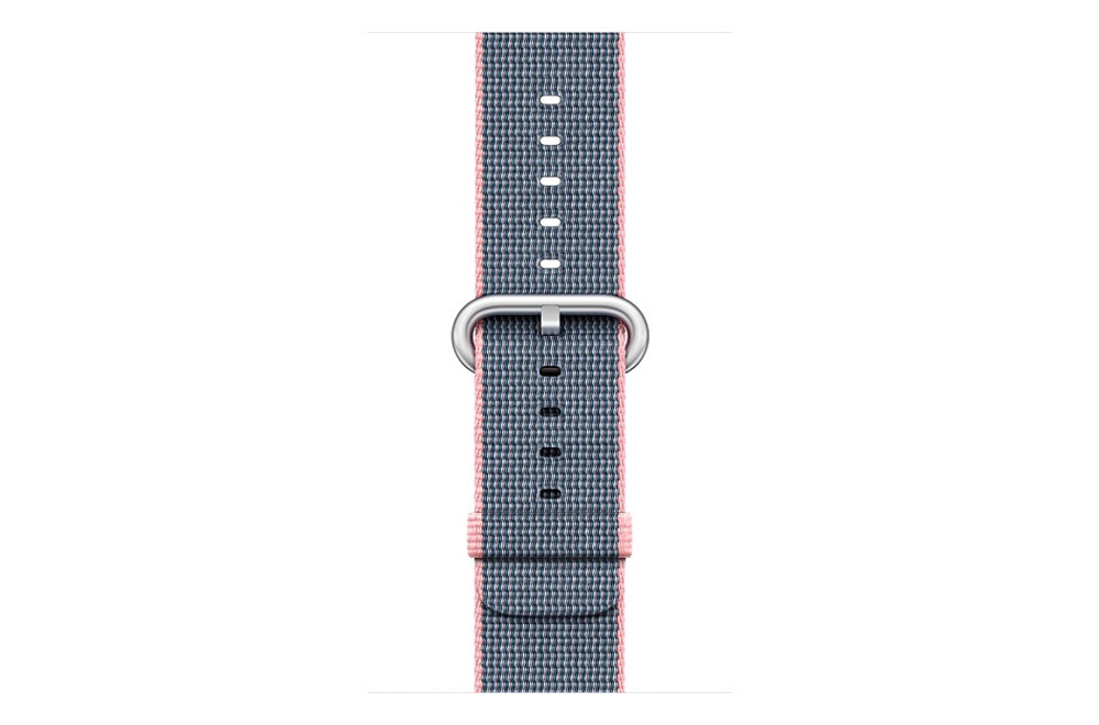 watchband-nylon-middernachtblauwlichtroze