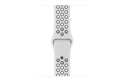 watchband-platinium zwart-nike sport-38mm