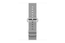 watchband-wit geruit-geweven-38mm