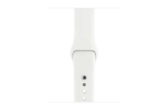 watchband-zacht wit-42mm